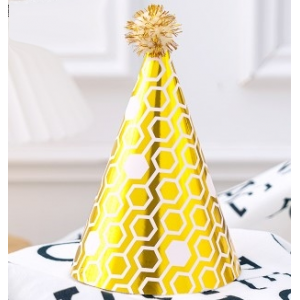 Party Hat - Gold Hat